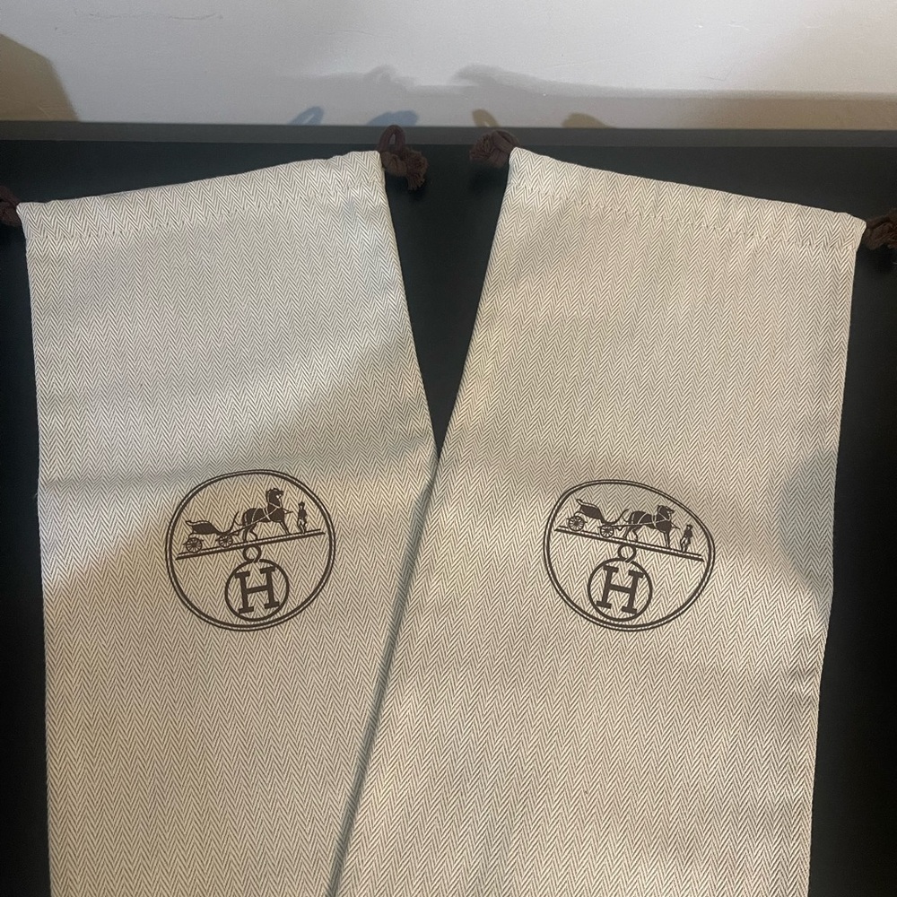 Hermes Cream Dust Bag